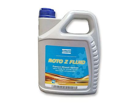 Roto Z Fluid. Масло для компрессора Roto Z Fluid. Арт. 2908850300. Для безмасляных компрессоров Z. Емкость 5 литров.