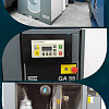 Atlas Copco компрессор GA55+ 10P Atlas Copco компрессор GA55+ 10P, винтовой, электрический, воздушный, маслозаполненный.