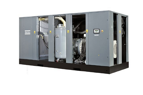 Atlas Copco компрессор GA355 10P Twin Atlas Copco компрессор GA355 10P Twin, винтовой, электрический, воздушный, маслозаполненный.