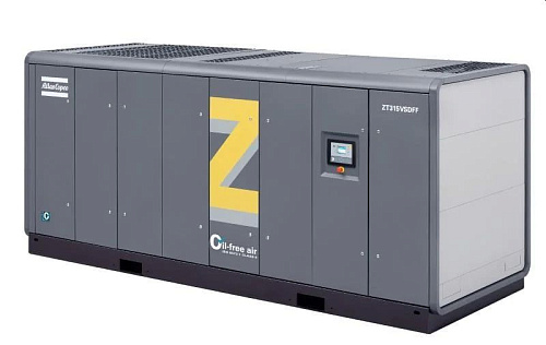 Atlas Copco ZT 315 VSD - 10.4 Standard. Компрессор Atlas Copco ZT 315 VSD - 10.4 Standard с воздушным охлаждением.