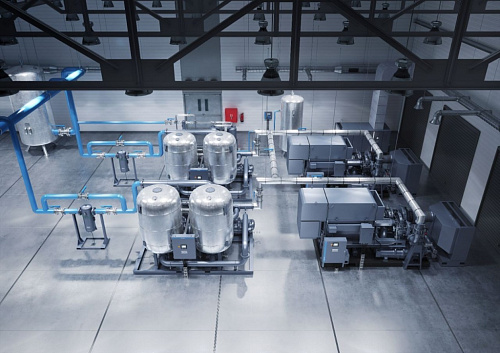 Турбокомпрессор Atlas Copco ZH1000+ 7. Безмасляный, трехступенчатый, воздушный, турбокомпрессор Atlas Copco ZH1000+ 7 с предустановленным коллектором охлаждающей воды, встроенным продувочным клапаном с глушителем.