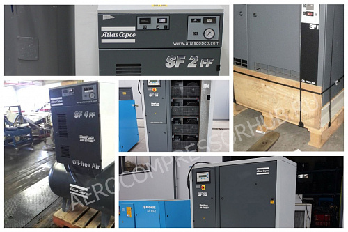 Atlas Copco компрессор SF4 8P SKID 272l Atlas Copco компрессор SF4 8P SKID 272l, спиральный, электрический, воздушный, маслозаполненный.