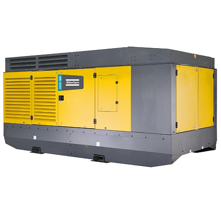 Компрессор Atlas Copco XAVS 1800. Дизельный передвижной компрессор высокой мощности на раме Atlas Copco XAVS 1800.