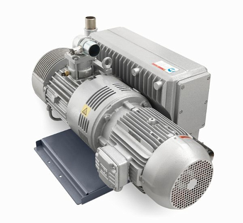 Медицинская вакуумная установка mVAC-6000-H. состоящая из двух вакуумных независимо работающих насосов роторно-лопастного типа с воздушным охлаждением.