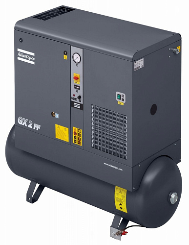 Atlas Copco GX2 10FF. Винтовой, маслосмазываемый компрессор с воздушным охлаждением Atlas Copco GX2 10FF.