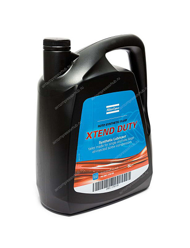 Roto Synthetic Fluid Xtend Duty 5 л. Синтетическое масло Atlas Copco Roto Synthetic Fluid Xtend Duty 2901170000 для компрессоров серии GA, GX, GN, GR. Пластиковая канистра 5 литров. Диапазон температуры окружающей среды от 0 до +46 °C.