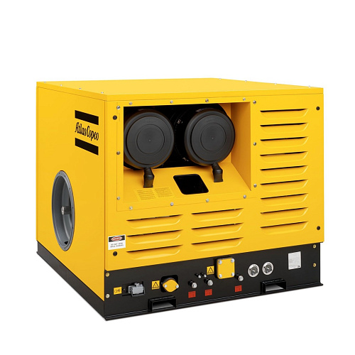 Atlas Copco OAV 4. Компрессорный модуль Atlas Copco OAV 4 со встроенным маслосепаратором, на раме. Исполнение: в кожухе.