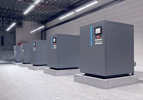 Воздуходувка Atlas Copco ZL 2 VSD 18 500. Безмасляная лопастная воздуходувка Atlas Copco ZL 2 VSD 18 500.