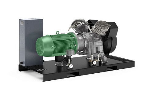 Бустер LB 20-40 BM 40 бар. Поршневой маслосмазываемый бустер Atlas Copco LB 20-40 BM 40 бар.