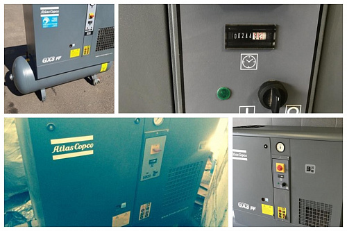 Atlas Copco GX3 10FF. Винтовой, маслосмазываемый компрессор с воздушным охлаждением Atlas Copco GX3 10FF.