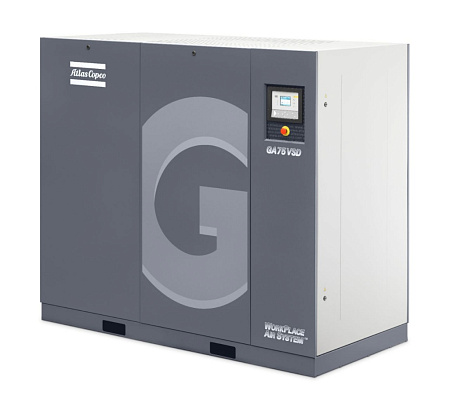 Atlas Copco GA 75 VSD FF. Винтовой, воздушный маслонаполненный компрессор Atlas Copco GA 75 VSD FF