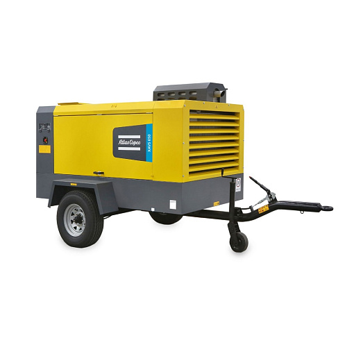 Компрессор Atlas Copco XAVS 650. Дизельный передвижной компрессор повышенной мощности на шасси Atlas Copco XAVS 650.