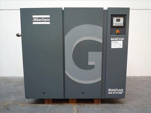 Atlas Copco Atlas Copco GA 55 VSD FF. Винтовой, воздушный маслонаполненный компрессор Atlas Copco GA 55 VSD FF
