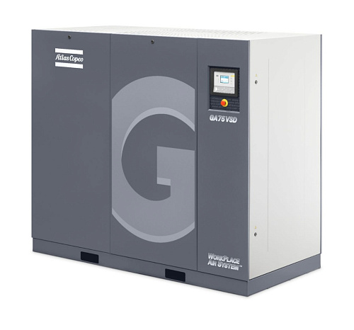 Atlas Copco Atlas Copco GA 75 VSD FF. Винтовой, воздушный маслонаполненный компрессор Atlas Copco GA 75 VSD FF