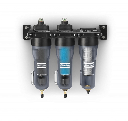 Atlas Copco QD 130+. Магистральный фильтр Atlas Copco QD 130+ для удаления паров масла из сжатого воздуха, содержит активированный уголь.