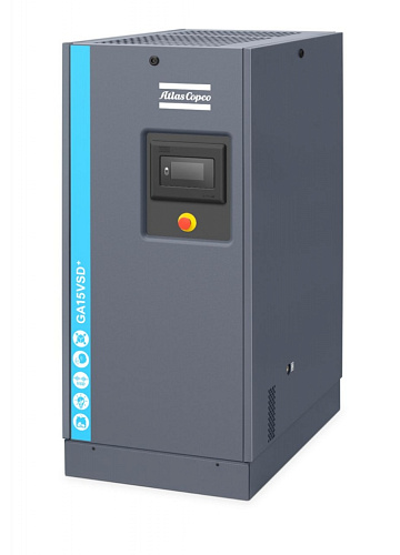 Atlas Copco компрессор GA15 VSD+ 13P Atlas Copco компрессор GA15 VSD+ 13P, винтовой, электрический, воздушный, маслозаполненный.