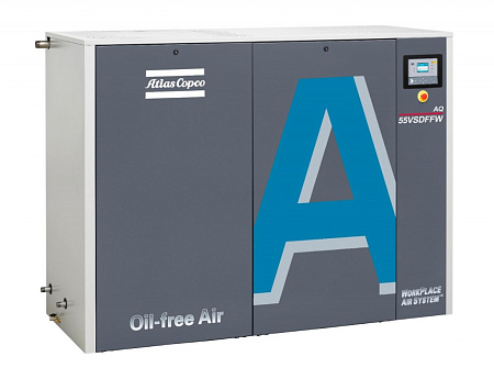 Atlas Copco компрессор AQ55 VSD 13 air-cooled Atlas Copco компрессор AQ55 VSD 13 air-cooled, безмасляный, электрический, воздушный.