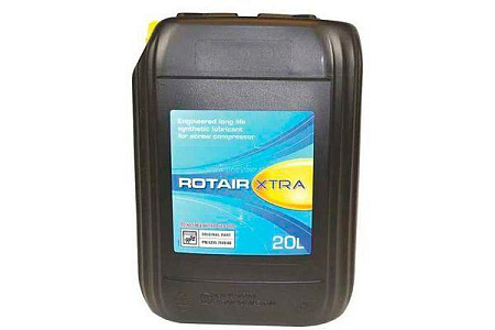 Rotair XTRA 6215714900. Масло компрессорное синтетическое Rotair XTRA 6215714900 20 л. для легкой и тяжелой промышленности. Диапазон температуры окружающей среды от -45 до +35 °C.