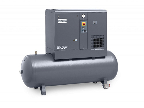 Atlas Copco GX7 10FF Винтовой, маслосмазываемый компрессор с воздушным охлаждением Atlas Copco GX7 10FF