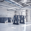 Atlas Copco ZR 250 - 7.5 Standart. Высокотехнологичный, безмасляный, воздушный промышленный компрессор Atlas Copco ZR 250 - 7.5 Standart.