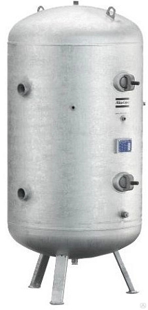 Ресивер Atlas Copco LV116 ZP-09. Воздушный ресивер Атлас Копко LV116 ZP-09 для снабжения потребителей сжатым воздухом в пиковые моменты потребления. Содержит готовый к использованию воздух под постоянным давлением.