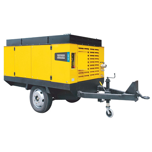 Электрический компрессор Atlas Copco XAS 486E. Электрический передвижной компрессор Atlas Copco XAS 486E с электродвигателем, на шасси. На компрессоры на шасси выдается ПТС или ПСМ.