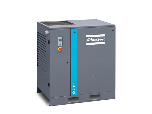 Компрессор Atlas Copco G15L 7,5FF CE Винтовой, воздушный, промышленный компрессор Atlas Copco G15L 7,5FF CE