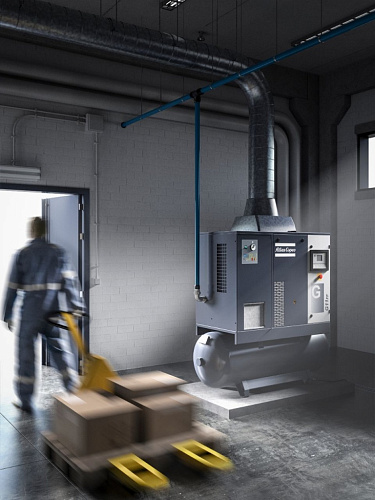 Компрессор Atlas Copco G11 7,5P FM Винтовой, воздушный, промышленный компрессор Atlas Copco G11 7,5P FM