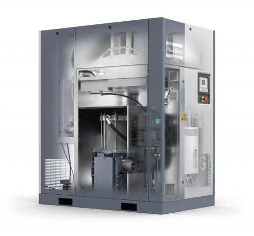 Atlas Copco компрессор GA75L VSD+ FF Atlas Copco компрессор GA75L VSD+ FF, винтовой, электрический, воздушный, маслозаполненный.