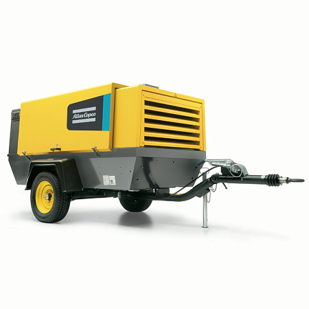 Компрессор Atlas Copco XAHS 186. Дизельный, передвижной, компрессор Atlas Copco XAHS 186 на шасси.