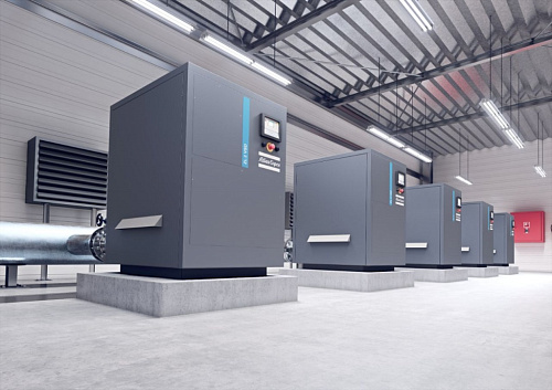 Воздуходувка Atlas Copco ZL 2 37 800. Безмасляная лопастная воздуходувка Atlas Copco ZL 2 37 800.
