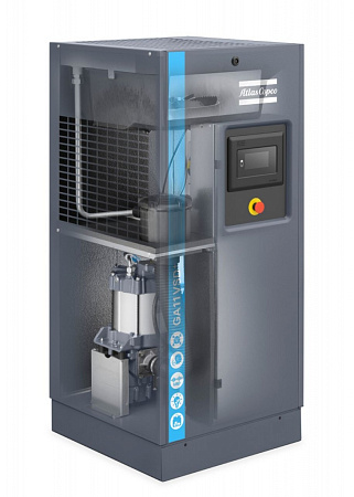 Atlas Copco компрессор GA110 VSD+ FF Atlas Copco компрессор GA110 VSD+ FF, винтовой, электрический, воздушный, маслозаполненный.