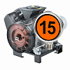 Поршневой компрессор Atlas Copco (Атлас Копко) LT. Двухступенчатый маслосмазываемый поршневой компрессор Atlas Copco LT2-15SE (3ph) Block. Исполнение: компрессорная головка с электродвигателем. Рабочее давление 15 бар.