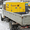 Компрессор Atlas Copco U 190. Дизельный передвижной компрессор малой мощности на раме Atlas Copco U 190.