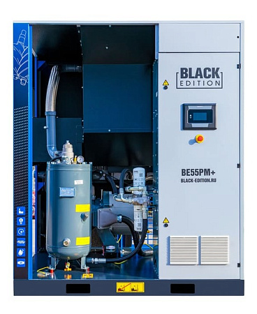 Винтовой компрессор Black Edition BE55 PM+ 8 бар Винтовой компрессор Black Edition BE55 PM+ 8 бар