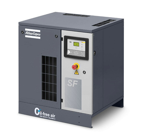 Atlas Copco компрессор SF6+ 8FF Monoblock с Eleknronikon Atlas Copco компрессор SF6+ 8FF Monoblock с Eleknronikon, спиральный, электрический, воздушный, безмасляный.