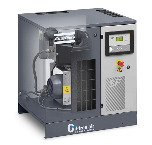 Atlas Copco компрессор SF6+ 8FF Monoblock с Eleknronikon Atlas Copco компрессор SF6+ 8FF Monoblock с Eleknronikon, спиральный, электрический, воздушный, безмасляный.