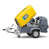 Компрессор Atlas Copco XAS 138. Дизельный, передвижной, компрессор Atlas Copco XAS 138 на шасси.