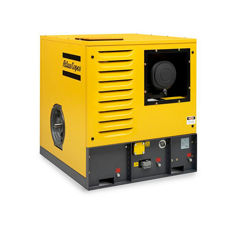 Atlas Copco OAH 2. Компрессорный модуль Atlas Copco OAH 2 со встроенным маслосепаратором, на раме. Исполнение: в кожухе.