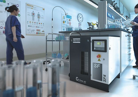 Стоматологический компрессор Atlas Copco SF 1 FF Стоматологический компрессор Atlas Copco SF 1 FF