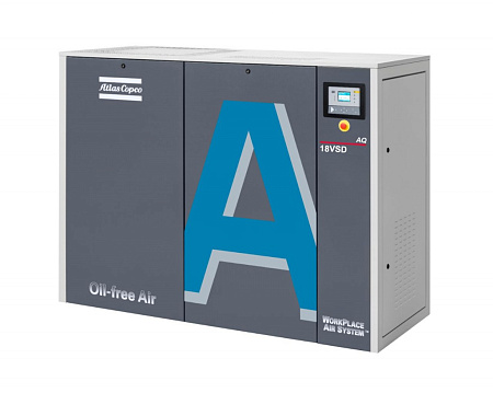 Atlas Copco компрессор AQ18 VSD 13FF air-cooled Atlas Copco компрессор AQ18 VSD 13FF air-cooled, безмасляный, электрический, воздушный.