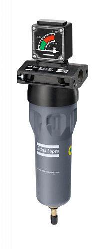 Магистральный фильтр Atlas Copco 111+ plus. Магистральный фильтр Atlas Copco PD 111+ plus общего значения. Удаляет капельную влагу и твердые частицы размером не более 0,01 мкм.