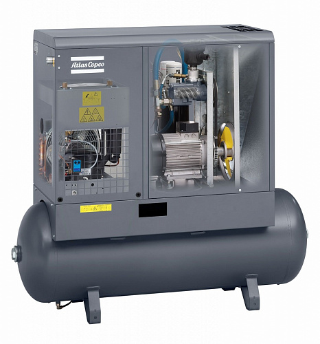 Atlas Copco GX2 10FF. Винтовой, маслосмазываемый компрессор с воздушным охлаждением Atlas Copco GX2 10FF.