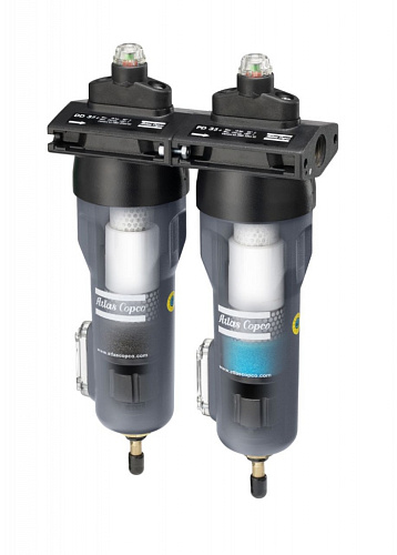 Магистральный фильтр Atlas Copco 10+ plus. Магистральный фильтр Atlas Copco PD 10+ plus общего значения. Удаляет капельную влагу и твердые частицы размером не более 0,01 мкм.