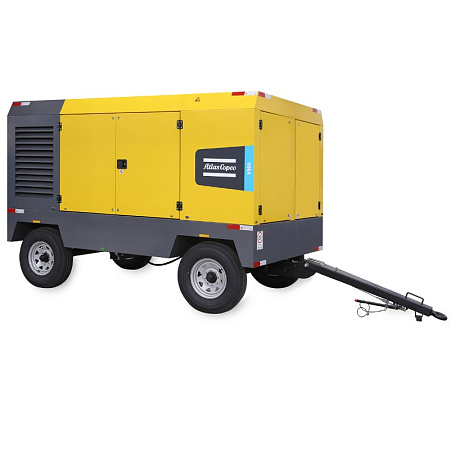 Компрессор Atlas Copco V 900 PACE. Дизельный передвижной компрессор повышенной мощности на шасси Atlas Copco V 900 PACE.