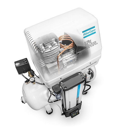 Поршневой компрессор Atlas Copco LFx 1.0 D (3PH) SDP 24 л. Поршневой, безмасляный компрессор Atlas Copco LFx 1.0 D (3PH) SDP 24 л.