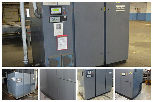Atlas Copco компрессор GA110 13P Single Atlas Copco компрессор GA110 13P Single, винтовой, электрический, воздушный, маслозаполненный.