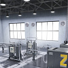 Atlas Copco BD 630. Адсорбционный осушитель воздуха Atlas Copco прогревом и продувкой серии BD 630, температура сжатого воздуха на входе: 35 °C/100 °F.
