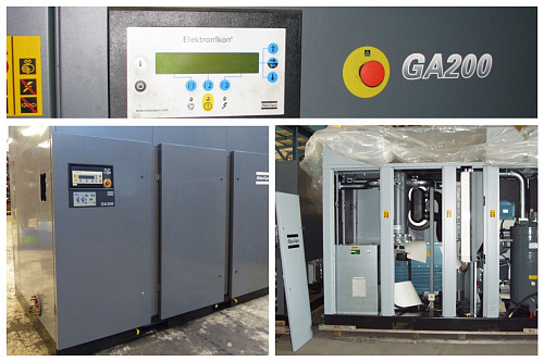 Atlas Copco компрессор GA250 7.5P Atlas Copco компрессор GA250 7.5P, винтовой, электрический, воздушный, маслозаполненный.